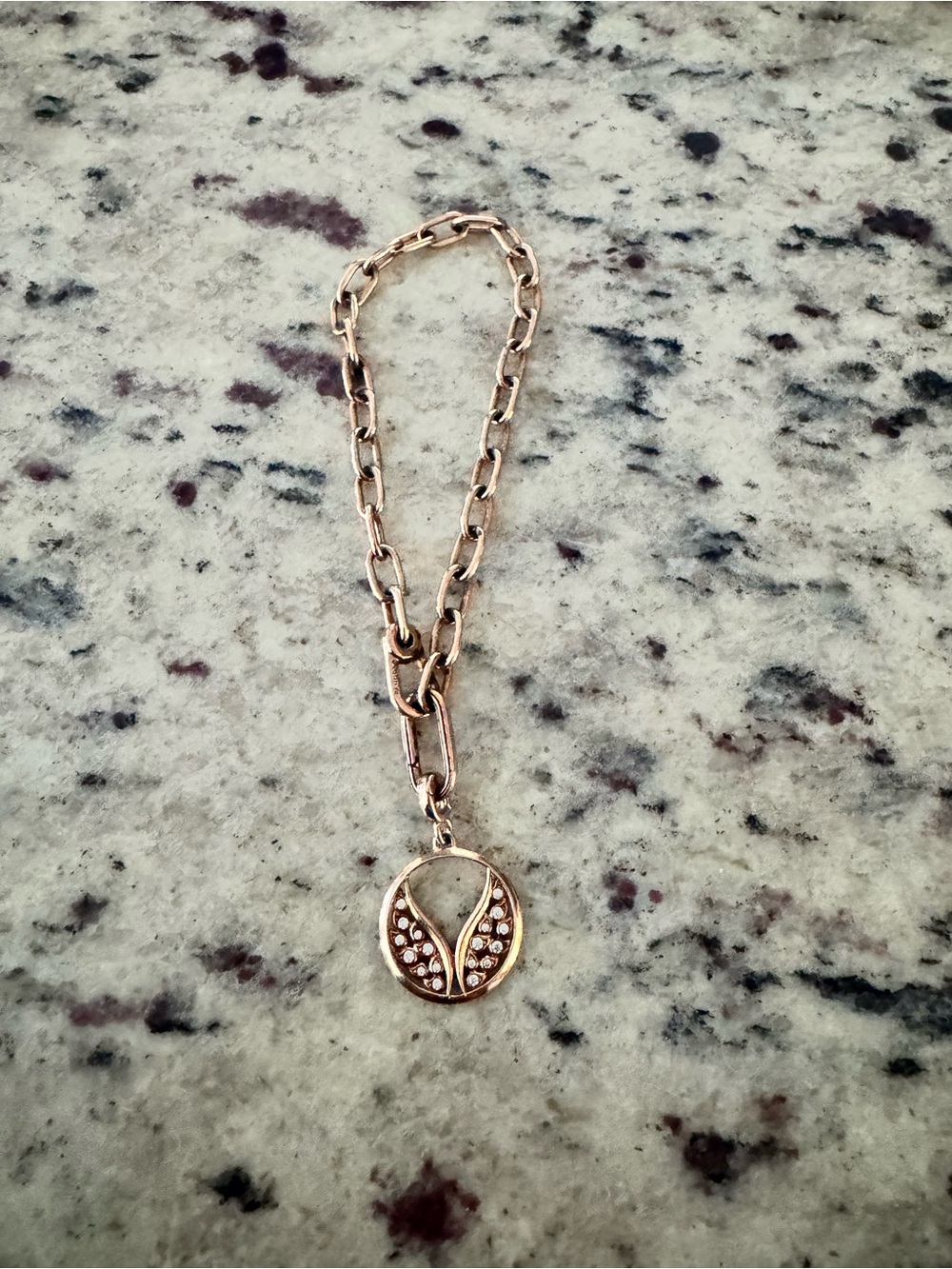 Pandora Me Medallion Charm and Rose Gold Bracelet